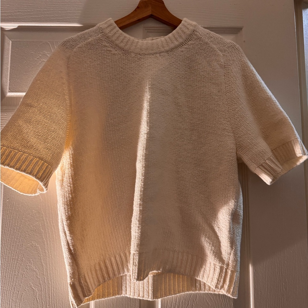 Abercrombie & Fitch Ivory Knit Top